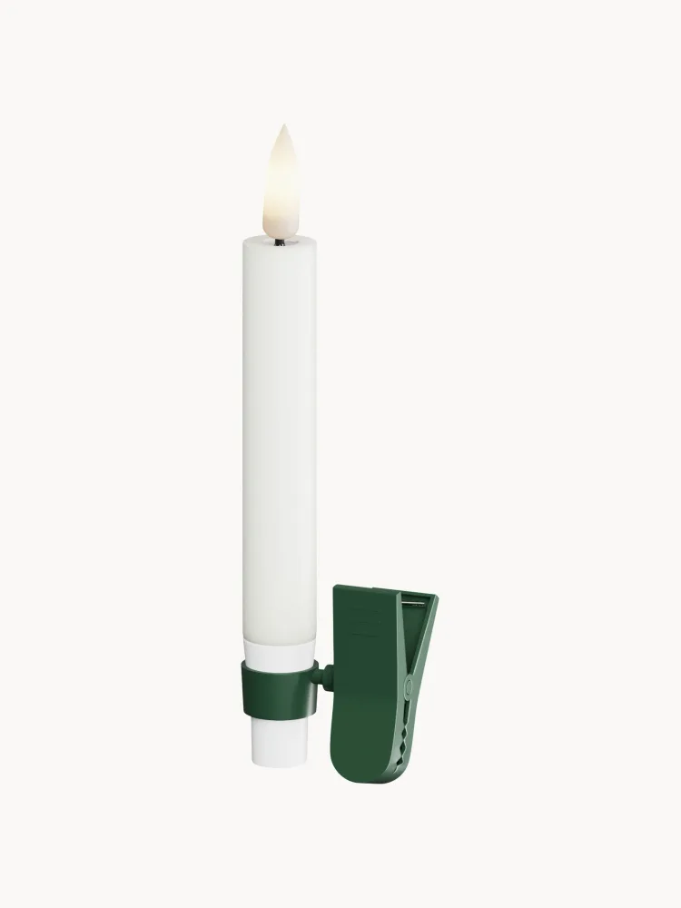 Deluxe Home Art Ёлочные свечи LED Deluxe на клипсах, набор из 6 шт