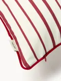 Westwing Collection Наволочка декоративная двусторонняя Clarette by Agathe Marty, молочно-белый, красный — фото 4