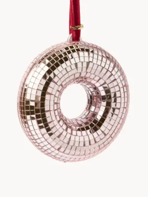 Westwing Collection Ёлочное украшение Disco Donut из стекла и смолы