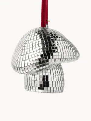 Westwing Collection Ёлочное украшение Disco Mushroom из стекла и смолы