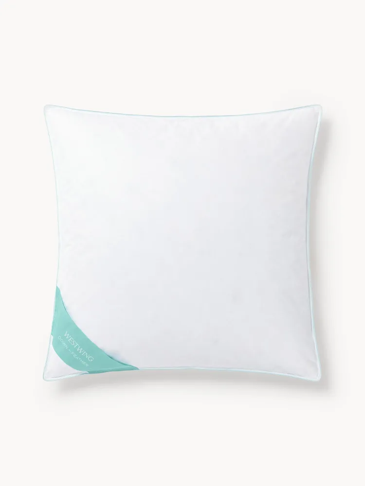 Westwing Collection Подушка для сна Comfort перо-пуховая, средней жёсткости, 65х65 см