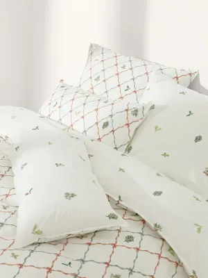 Westwing Collection Пододеяльник Twigs двусторонний из перкали, разноцветный