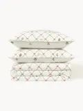 Westwing Collection Пододеяльник Twigs двусторонний из перкали, разноцветный — фото 3