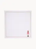 Vondels Салфетка сервировочная Nutcracker с вышивкой, набор 2 шт, 45х45 см, белая с розовым и золотистым — фото 4