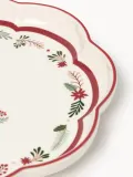 Westwing Collection Набор посуды Eve на 4 персоны, белый с красным краем — фото 8