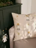 Broste Copenhagen Наволочка декоративная Fairy Tale из хлопка с вышивкой — фото 2