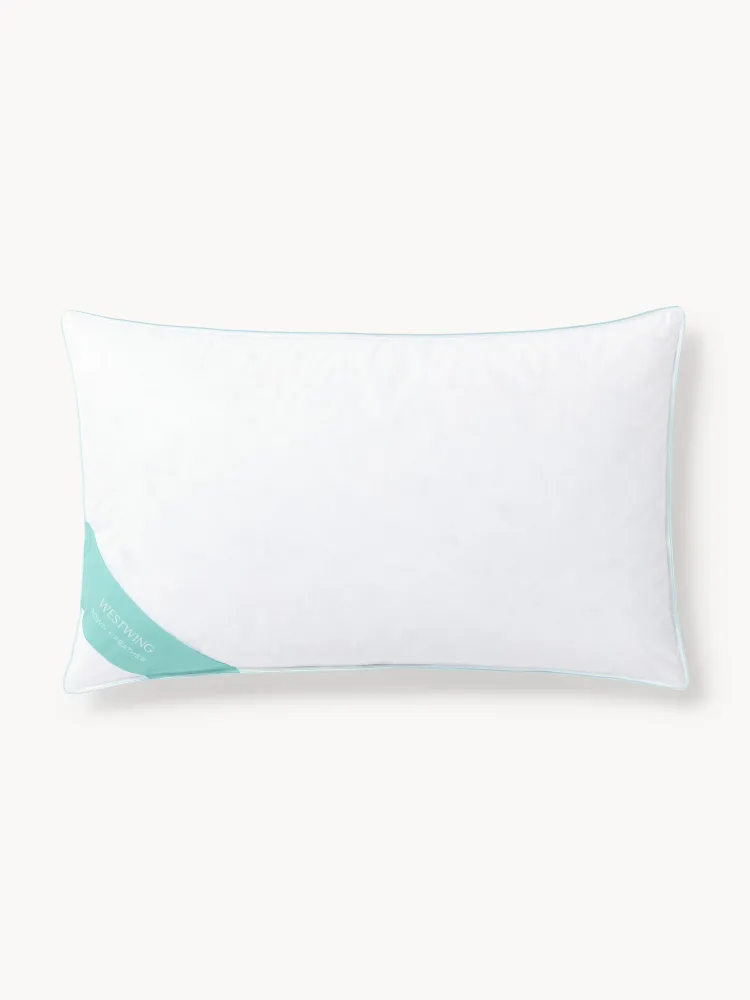 Westwing Collection Подушка для сна Comfort перо-пуховая, средней жёсткости, 50х80 см