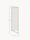 String Furniture Напольная панель String System 30х115 см, коричневая — фото 2