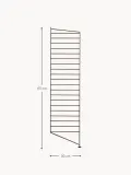 String Furniture Напольная панель String System 30х115 см, коричневая — фото 5