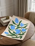 Poster and Frame Постер Blue Tulips — фото 7