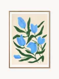Poster and Frame Постер Blue Tulips — фото 8