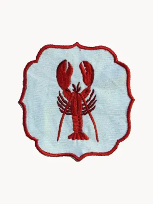 Les Ottomans Салфетка сервировочная Lobster с вышивкой, набор 2 шт