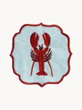 Les Ottomans Салфетка сервировочная Lobster с вышивкой, набор 2 шт — фото 1