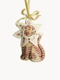 ALL THE LUCK IN THE WORLD Ёлочное украшение Tiger with Star, набор из 2 шт — фото 2