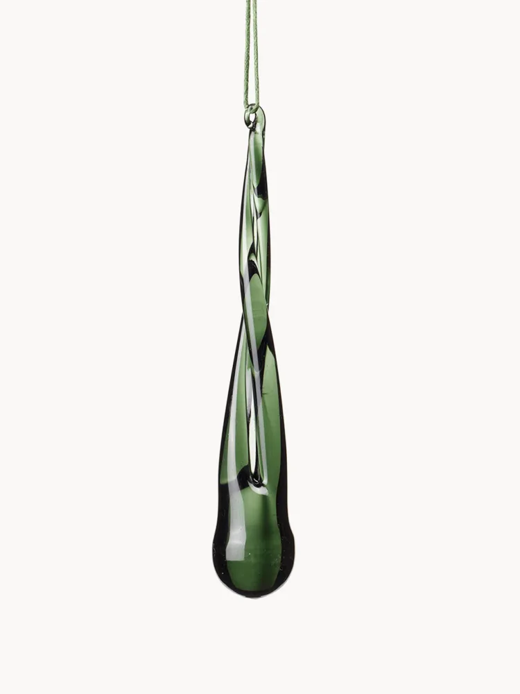 Broste Copenhagen Ёлочное украшение Tear из стекла ручной формовки, набор из 4 шт