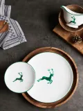 Gmundner Keramik Тарелка большая Cup Grüner Hirsch — фото 5