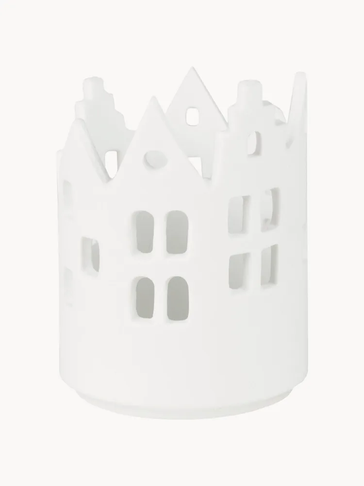 Räder Подсвечник City Light из фарфора ручной работы, диаметр 6 см, высота 8 см