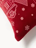Westwing Collection Наволочка декоративная Inga из хлопка, красная с белым — фото 3