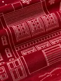Westwing Collection Наволочка декоративная Inga из хлопка, красная с белым — фото 7