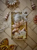 Bloomingville Набор ёлочных украшений Jivani в форме ёлочек из каучукового дерева, 6 шт — фото 3
