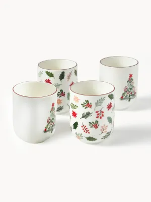 Westwing Collection Набор кружек Eve из фарфора, 4 предмета