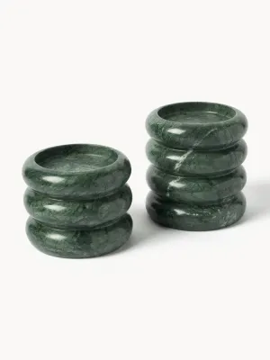 Westwing Collection Комплект подсвечников Orta из мрамора, 2 шт