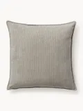 Westwing Collection Подушка декоративная Lennon из вельвета в рубчик, 70х70 см — фото 1