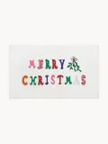 Anna + Nina Скатерть Merry Christmas, белая, красная, зелёная, тёмно-синяя — фото 1