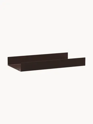 String Furniture Полка металлическая String System 58х30 см, высота 7 см, тёмно-коричневая