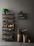 String Furniture Полка металлическая String System 78х30 см, высота 7 см, тёмно-серая — фото 3
