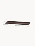 String Furniture Полка металлическая String System 58х20 см, тёмно-коричневая — фото 2