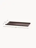 String Furniture Полка металлическая String System 58х30 см, тёмно-коричневая — фото 2