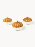 Westwing Collection Статуэтка Moranga в форме тыквы, диаметр 20 см, высота 16 см, карамельная и молочно-белая — фото 4