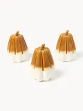 Westwing Collection Статуэтка Moranga в форме тыквы, диаметр 14 см, высота 20 см, карамельная и молочно-белая — фото 4