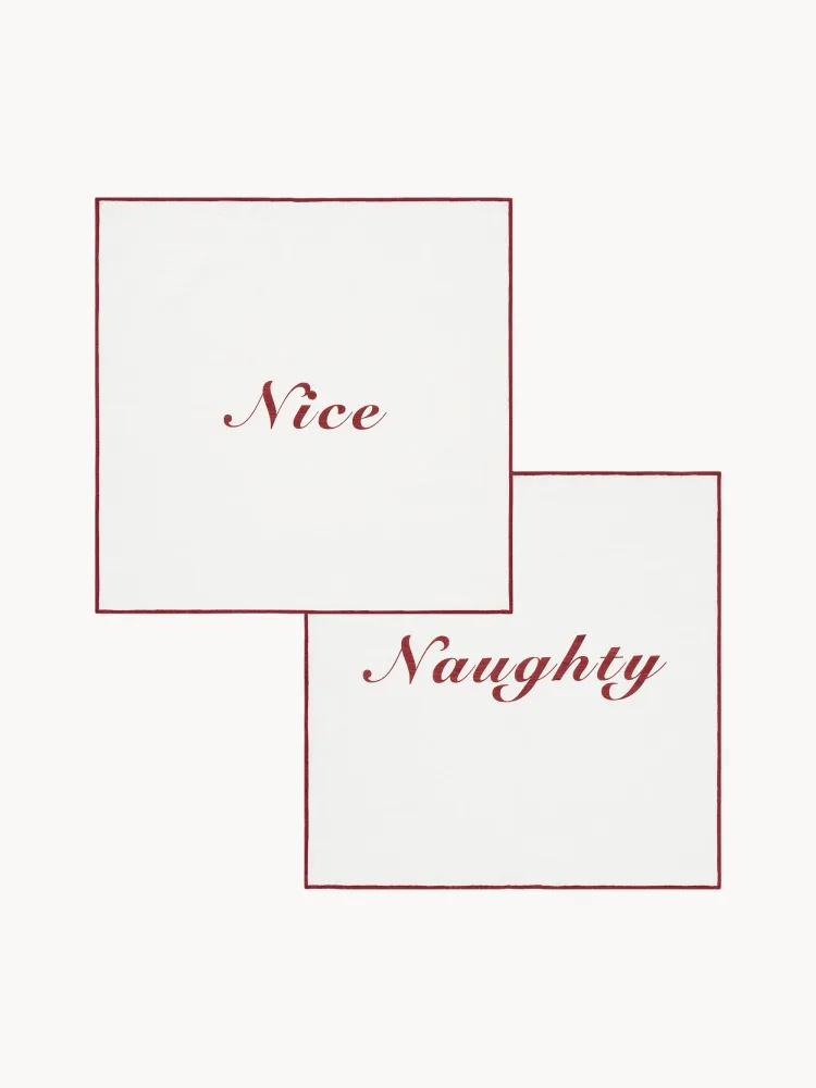 Anna + Nina Салфетка сервировочная Naughty & Nice ручной работы, набор 2 шт