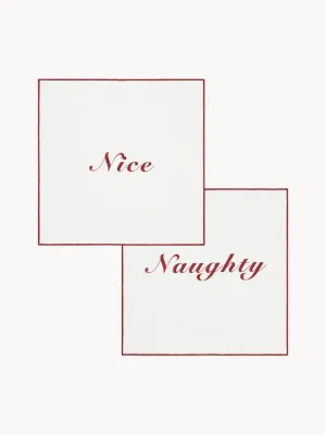 Anna + Nina Салфетка сервировочная Naughty & Nice ручной работы, набор 2 шт