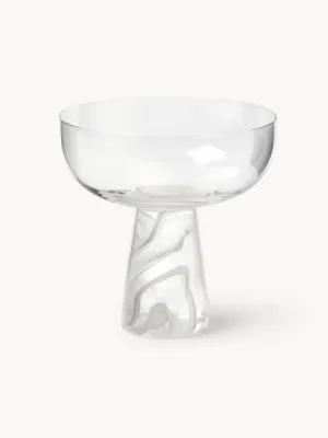 Westwing Collection Набор бокалов для шампанского Nebia, 4 шт, белый