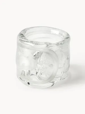 Westwing Collection Кольца для салфеток Nebia, прозрачные с белым