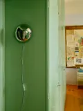 Hkliving Настенный светильник Orb круглый с вилкой и выключателем — фото 6