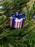 &klevering Ёлочное украшение Gift, тёмно-синий — фото 2