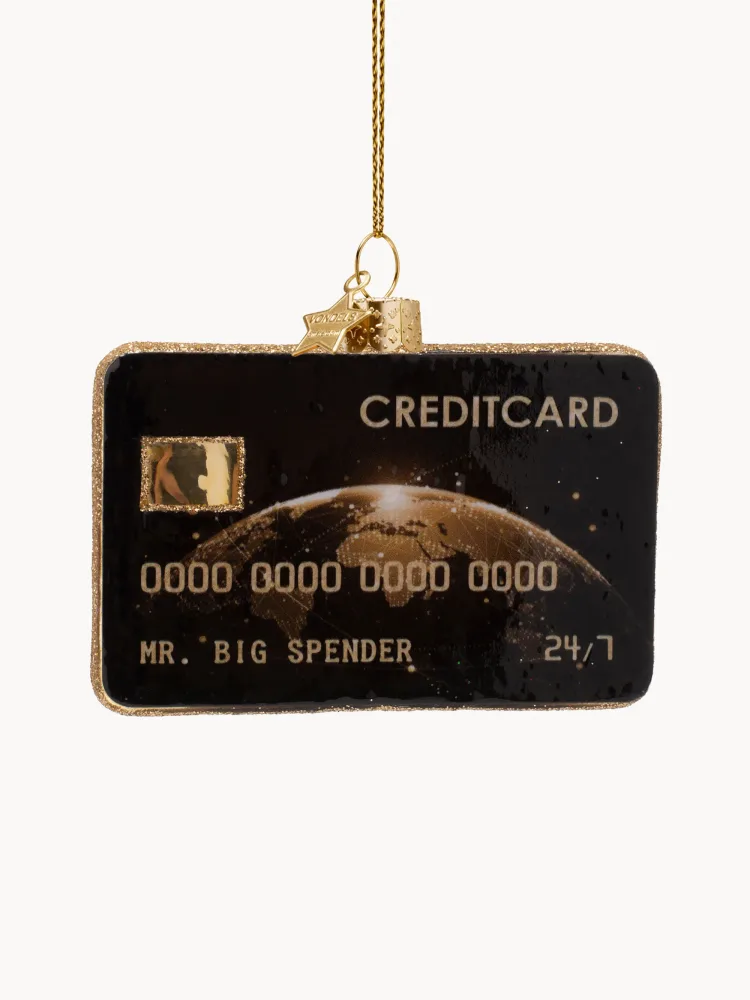 Vondels Ёлочное украшение Credit Card