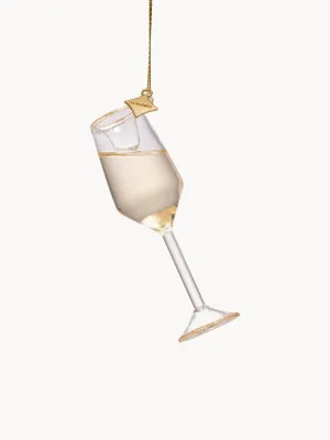 Vondels Ёлочное украшение Champagne Glass из выдувного стекла