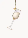 Vondels Ёлочное украшение Champagne Glass из выдувного стекла — фото 2