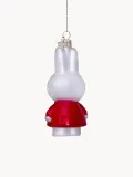 Vondels Ёлочное украшение Nijntje Miffy, 6 х 12 х 5 см, белый и красный — фото 2