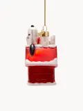 Vondels Ёлочное украшение Snoopy Peanuts, 6 х 10 х 5 см, чёрный и красный — фото 1