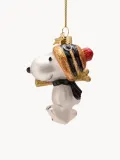 Vondels Ёлочное украшение Snoopy Peanuts, 7 х 10 х 5 см, красный, золотой и чёрный — фото 2
