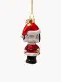 Vondels Ёлочное украшение Snoopy Peanuts, 7 х 11 х 5 см, красный, чёрный и золотой — фото 2