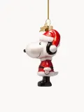 Vondels Ёлочное украшение Snoopy Peanuts, 7 х 11 х 5 см, красный, чёрный и золотой — фото 4