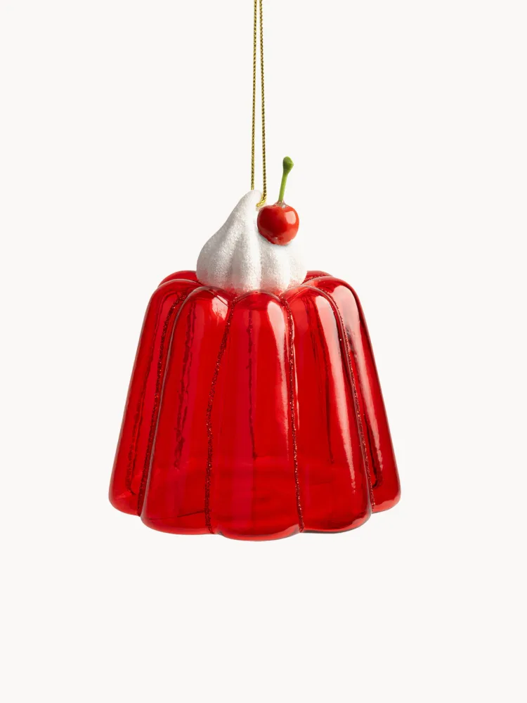 &klevering Ёлочное украшение Pudding из стекла, арт. DEQ26KAQ18504