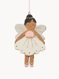 Broste Copenhagen Ёлочное украшение Fairy Tale из хлопковой массы, 8х14х1 см, разноцветный — фото 1